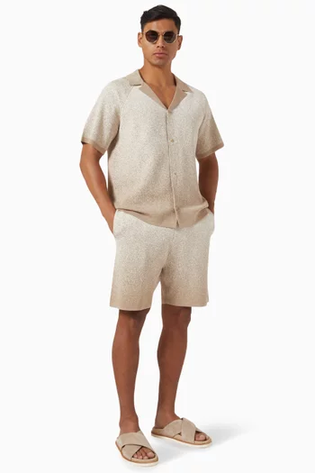 Shorts in Ombré-knit
