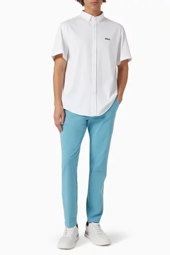 Slim-fit Pants in Stretch Cotton Twill