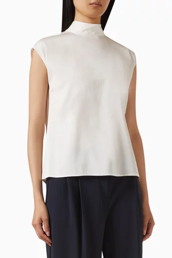 بلوزة بيدريز حرير مطاطي