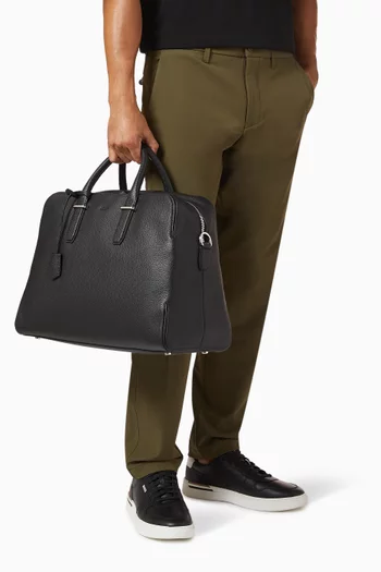 Madison Holdall Bag in Grained Leather