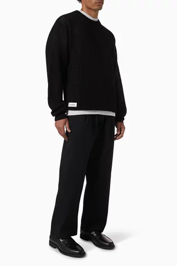 Pleated Pants in Cotton-twill