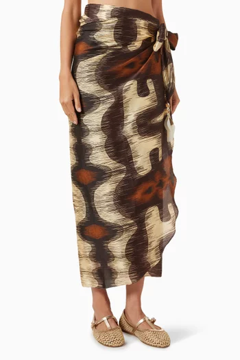 Mapara Martellato Skirt in Silk Blend
