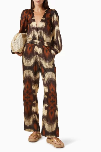Sambale Martellato Bodysuit in Silk