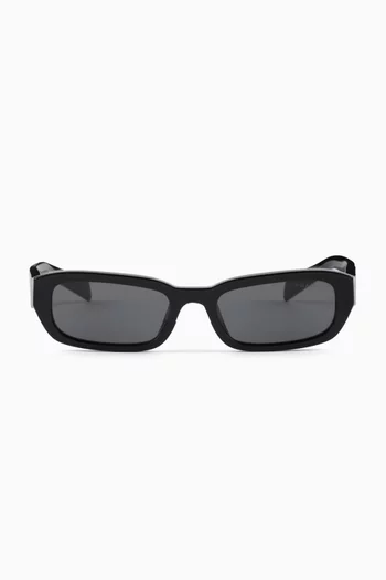 Rectangular Sunglasses in Acetate