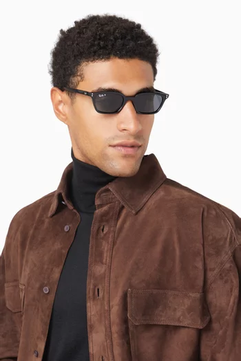 Zaya Rectangle Sunglasses in Acetate