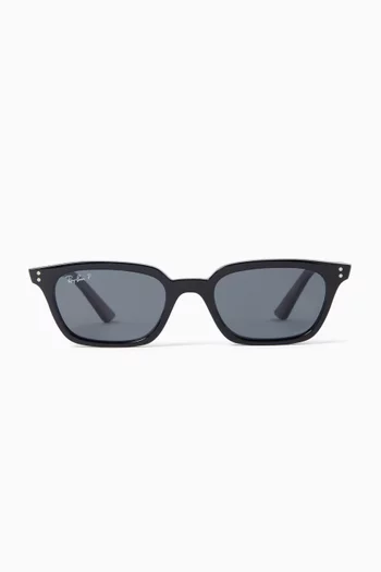 Zaya Rectangle Sunglasses in Acetate