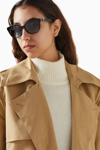 Square Frame Sunglasses in Acetate