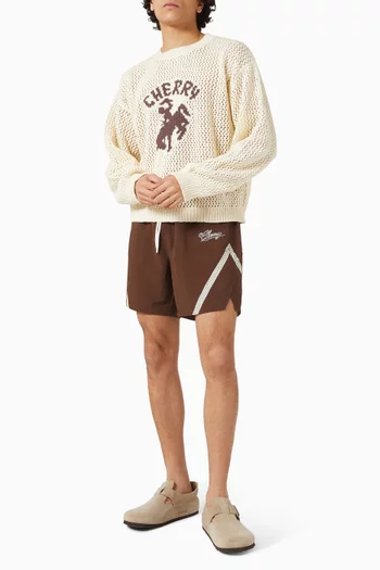 شورت للجري نايلون