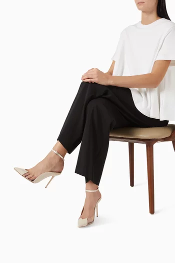 Malia 100 Pumps in Patent Leather & PVC