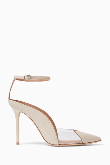 Malia 100 Pumps in Patent Leather & PVC