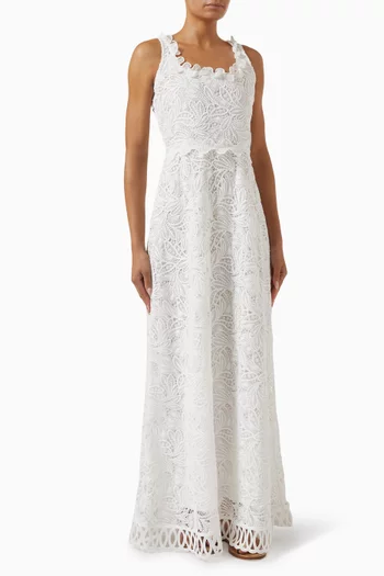 فستان فلورنس طويل دانتيل