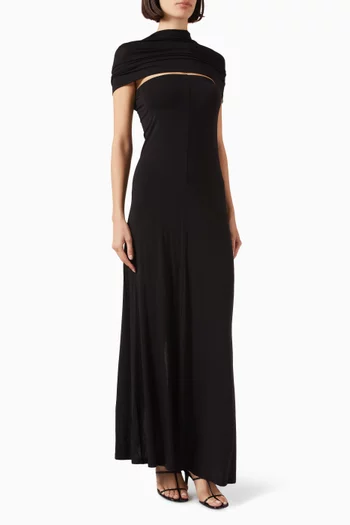 Sash Maxi Dress in Lyocell Jersey