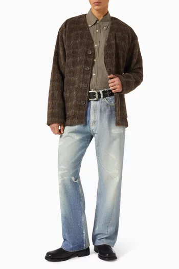 Borrowed Oversized Shirt in Cotton-voile