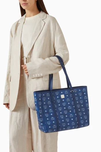 Medium Toni Shopper Bag in Visetos