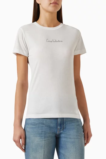 Chez Valentino T-shirt in Cotton Jersey