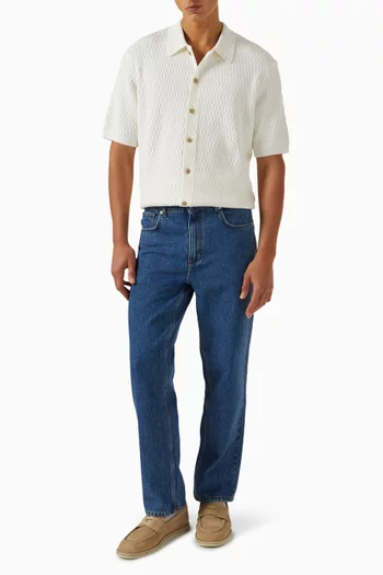 Tellaro Shirt in Honeycomb Cotton Knit