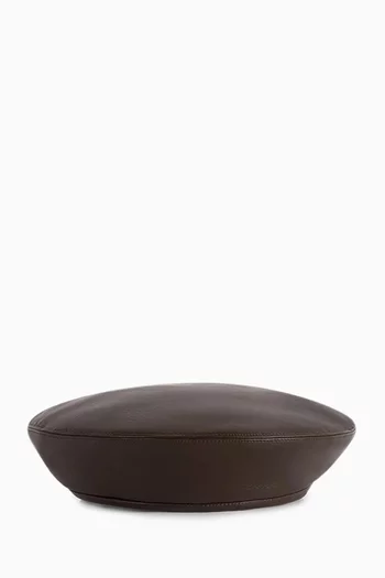 Anya Beret in Faux Leather