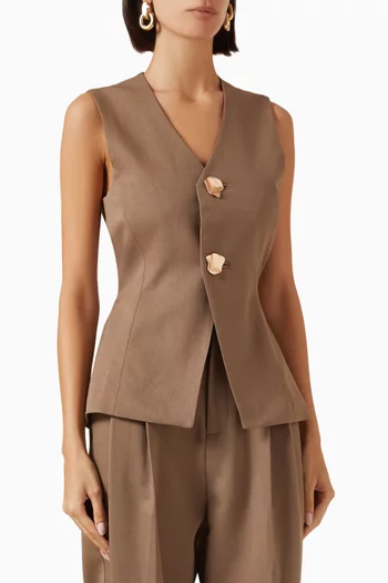 Feature Button Waistcoat