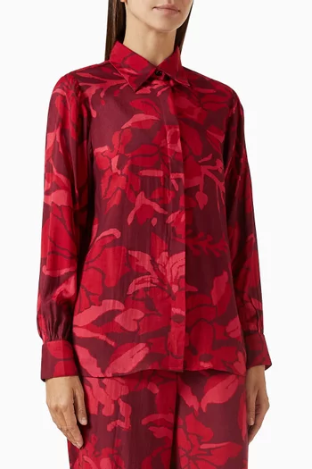 Floral-print Shirt
