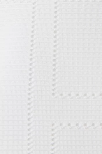 Monogram Pointelle Swimsuit