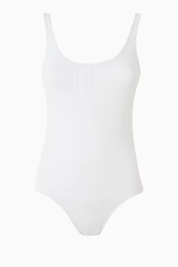 Monogram Pointelle Swimsuit
