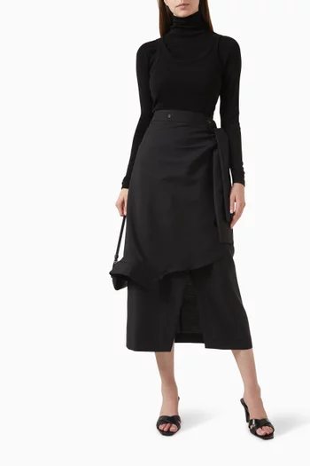 Double-layer Sweater in Merino-jersey