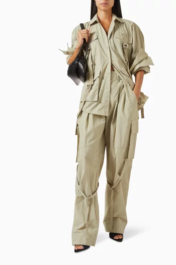 Melissa Cargo Pants in Cotton Blend