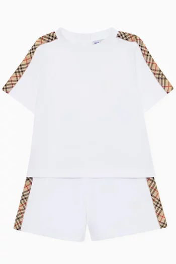 Cedar Check T-shirt in Cotton