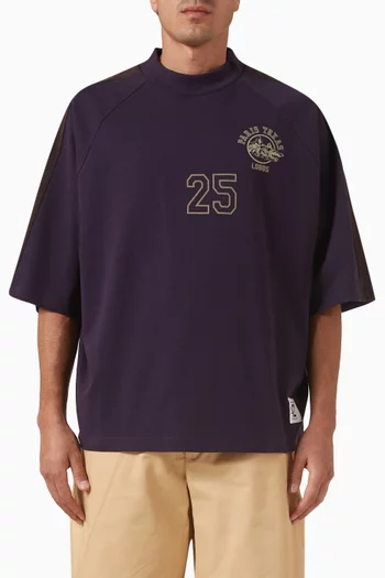 Archive Dean Hi-neck T-shirt in Cotton