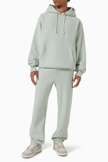 Relaxed Hoodie in Reverse Weave Fleece