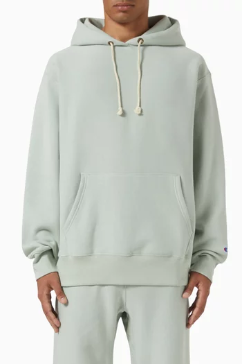 Relaxed Hoodie in Reverse Weave Fleece