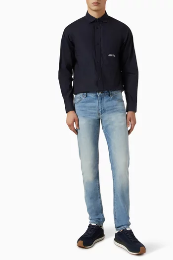 Skinny-fit Jeans in Cotton Denim