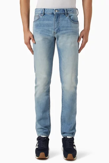 Skinny-fit Jeans in Cotton Denim