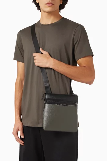 Cedric Crossbody Bag in Faux Leather