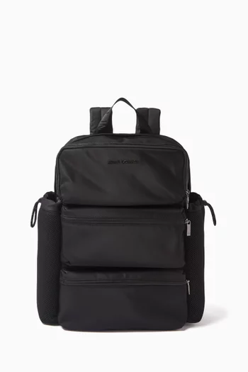 3-zip Backpack in Nylon
