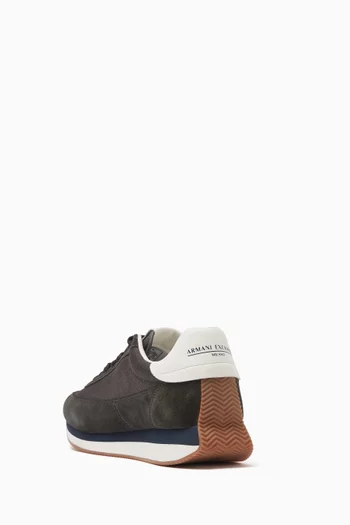 Royale AX Logo Sneakers in Mesh