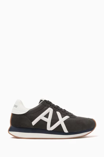 Royale AX Logo Sneakers in Mesh