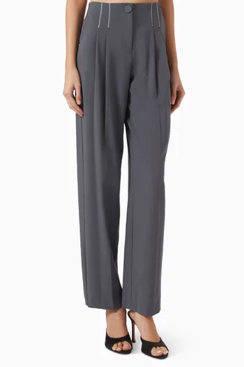 Pleated Loose-fit Pants