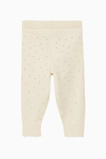 Studded Pants in Knit