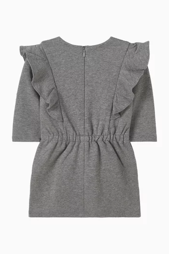 Logo Drawstring Dress