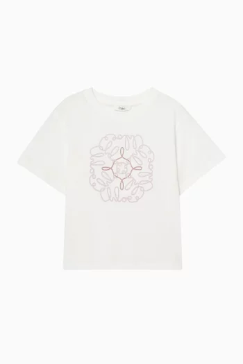 Iconic Logo T-shirt in Cotton