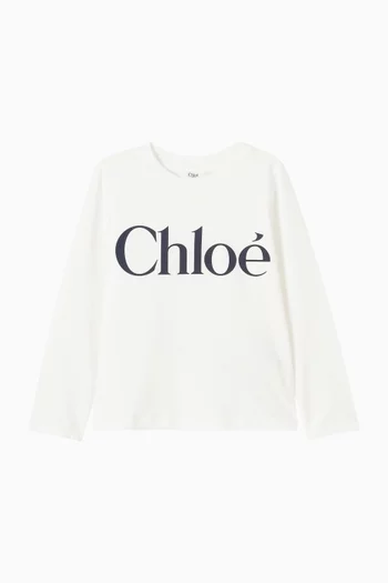 Logo T-shirt in Cotton-jersey