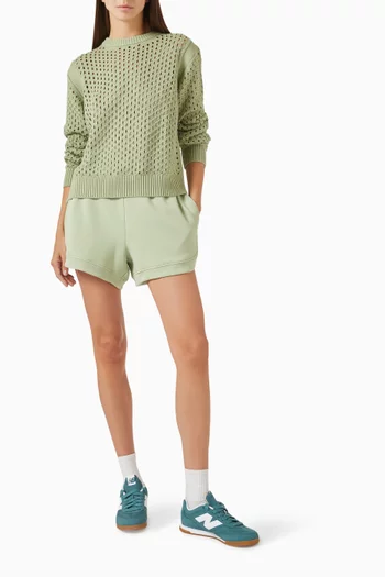 Hains Knit Crewneck Sweater in Cotton