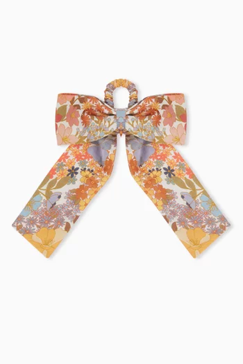 Floral Print Scrunchie