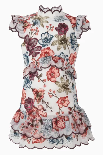 Elana Embroidered Dress