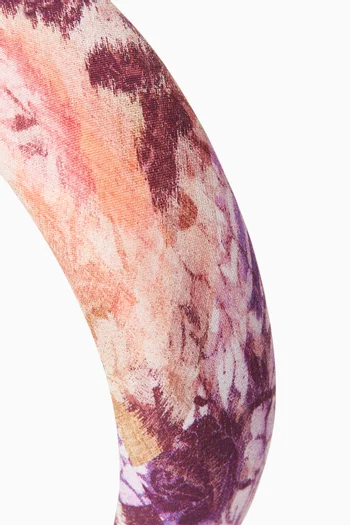 طوق رأس انستازيا بنقشة زهور