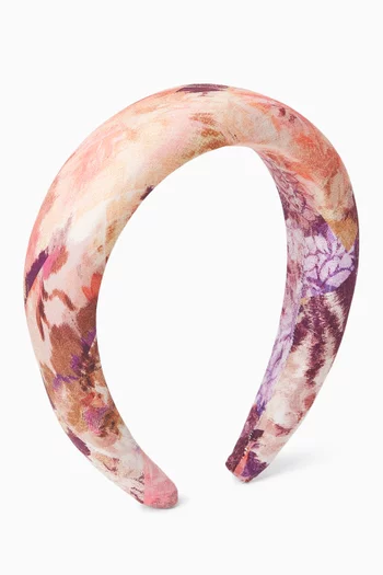 طوق رأس انستازيا بنقشة زهور