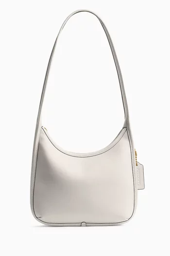 Curve Zip Bag in Leather