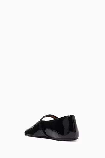 Sculpted C Mary Jane Flats in Patent Leather