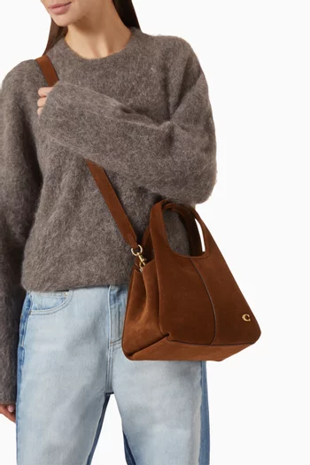 Lana 23 Shoulder Bag in Suede
